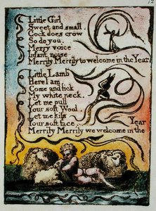 Little Girl... illustration from Songs of Innocence and of Experience (Bentley Copy L) by William Blake